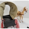 Image 5 : LOT OF 6 - LOUIS & MARX CO. JOHNNY WEST FIGURES, COVERED WAGON & ACCESS - INCL JANE WEST W/ BOX