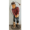 Image 2 : VINTAGE GOLFER STATUE - 3 FOOT