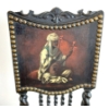 Image 2 : HAND-PAINTED OAK MOORISH BARLEY TWIST CHAIR 
