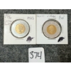Image 2 : LOT OF 2 - 1996 & 2000 CDN $2 COINS