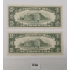 Image 2 : LOT OF 2 - 1977 U.S. $10 BANKNOTES - SEQUENTIAL