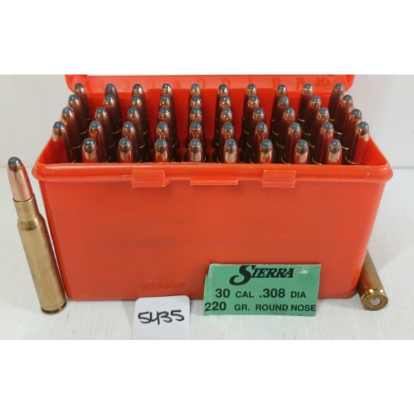 AMMO: 50X MIXED .30-06 SPRG - 220GR - RN - RELOADS