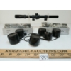 Image 1 : LOT OF 6 - SIMMONS 4X15 MODEL 1002 SCOPE, BURRIS MOUNT BASES & LENS COVERS