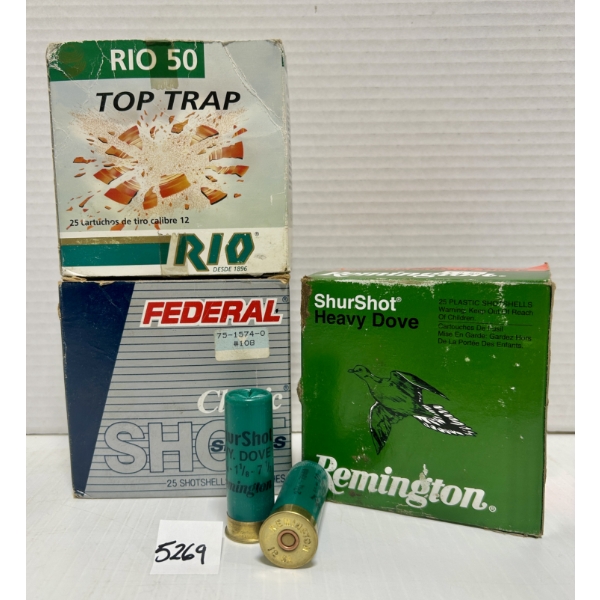 AMMO: 37X MIXED 12 GA 2-3/4IN NO6 & NO7-1/2 & NO8