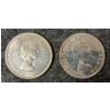 Image 2 : LOT OF 2 - 1957 CDN SILVER DOLLARS - VOYAGEUR 