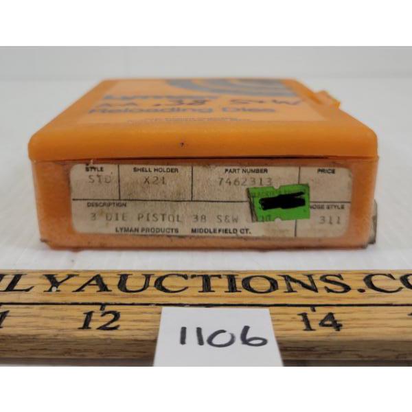 LYMAN .38 S&W DIE SET