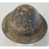 Image 4 : WWI BRODIE HELMET W/ LINER & CHIN STRAP