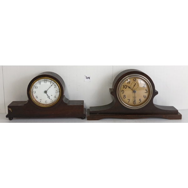 LOT OF 2 - 1922 GILBERT & SETH THOMAS ALARM CLOCKS