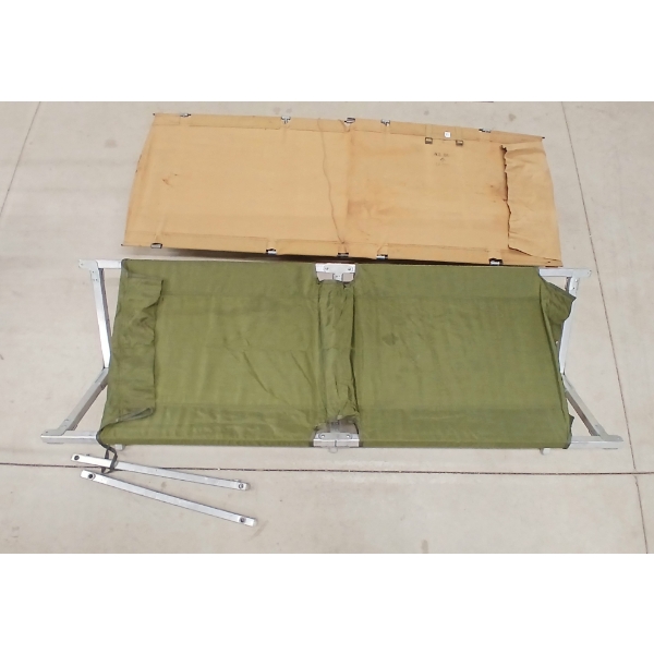LOT OF 2 - 1944 BRITISH & US FOLDING COTS