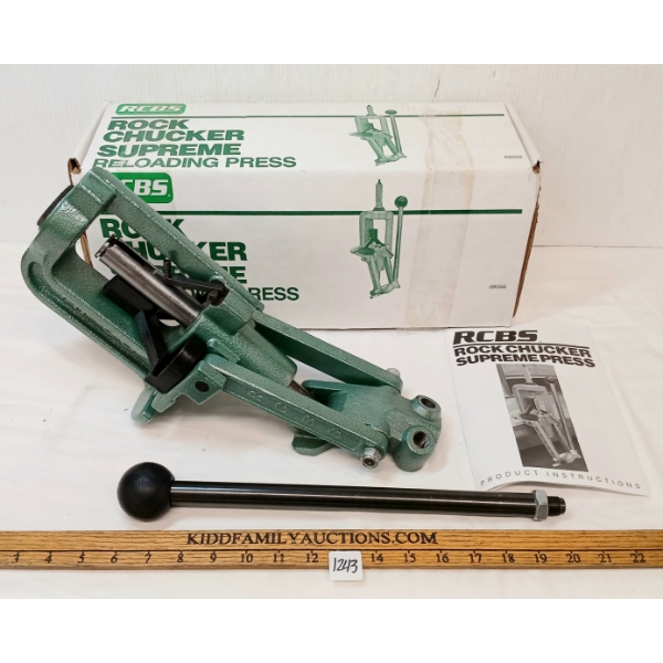 RCBS ROCK CHUCKER IV SUPREME SINGLE-STAGE RELOADING PRESS