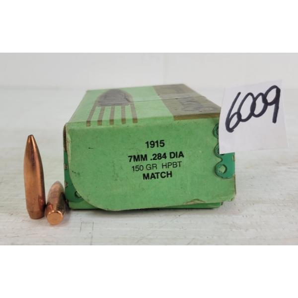 BULLETS: 100X SIERRA 1915 7MM - 150GR - HPBT - MATCH