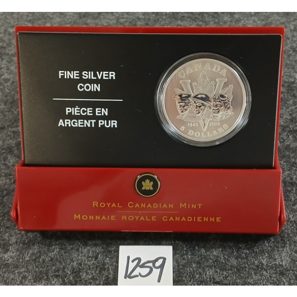 2005 RCM SILVER PROOF DOLLAR