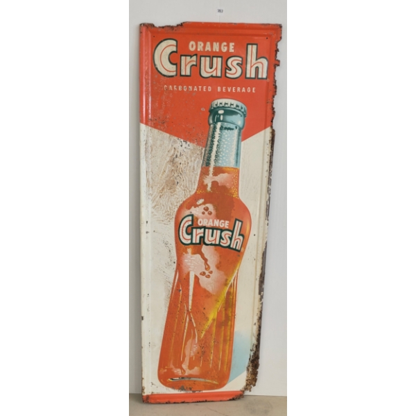 ORANGE CRUSH EMBOSSED SST SIGN
