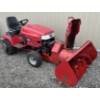 Image 1 : TORO WHEEL HORSE 523 Dxi LAWN TRACTOR W/ 44 INCH SNOWBLOWER - RUNS WELL