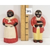 Image 3 : PAIR OF AUNT JEMIMA & UNCLE MOSES SALT & PEPPER SHAKERS