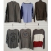 Image 2 : LOT OF 6 - MEN'S SHIRTS, SWEATSHIRT & LIGHT JACKETS - MFG BRIXTON, WESC, RAGWEAR, ETC