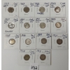 Image 1 : LOT OF 14 - CDN UNCIRCULATED 10 CENT COINS - INCL 1918, '19, '29 & '30, ETC.