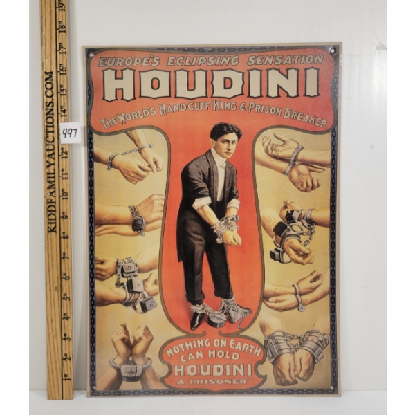 EUROPE'S ECLIPSING SENSATION HOUDINI SST SIGN