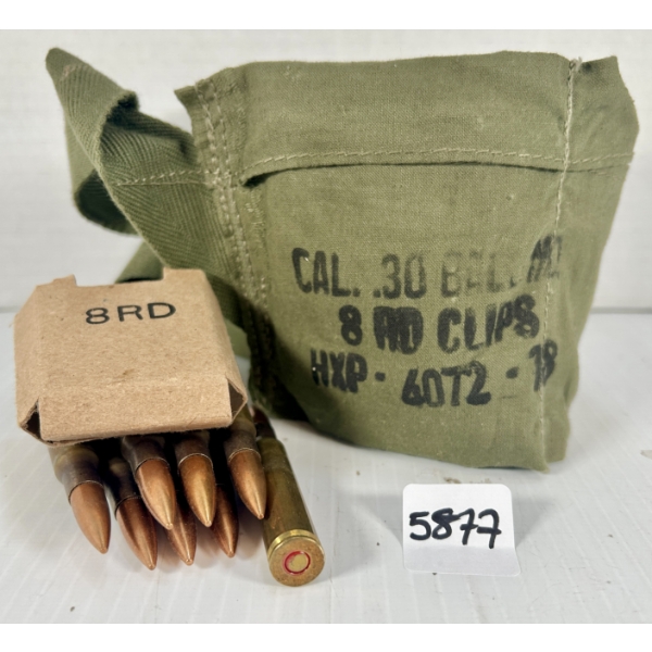 AMMO: 48X .30-06 SPRG - MILITARY FMJ - ON CLIPS