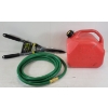 Image 2 : LOT OF 3 - 2GAL JERRY CAN - YARDWORKS HEDGE SHEARS - GARDEN HOSE