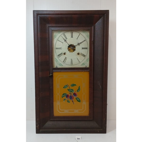 ANSONIA BRASS & COPPER OG WEIGHT CLOCK