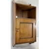 Image 1 : WALL MOUNT STORAGE CABINET W / KEY - OAK 