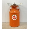 Image 1 : REPURPOSED MILK CAN W/ IMPLEMENT SEAT - SUPERTEST FACE DECAL