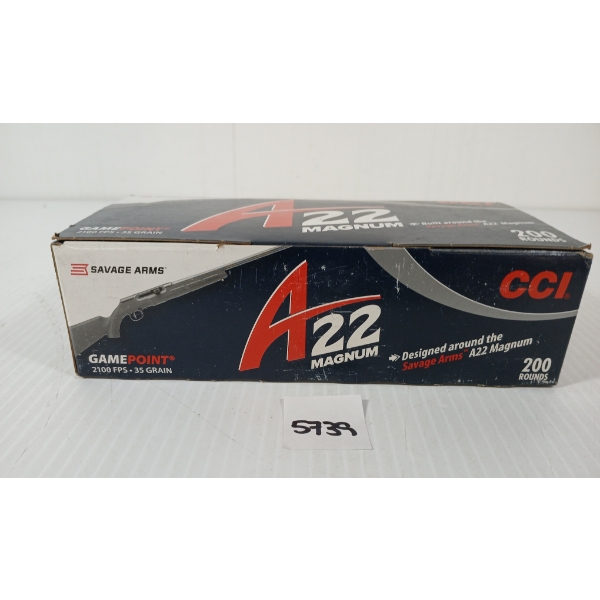 AMMO: 200X CCI A22 MAGNUM - 35GR - GAMEPOINT 