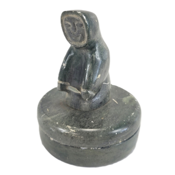 HUNTER TRINKET BOX - SIGNED - STONE