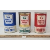 Image 3 : LOT OF 3 - WHITE ROSE ULTRA HEAVY DUTY & NON-DETERGENT EN-AR-CO MOTOR OIL FIBRE QT CANS