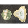 Image 5 : LOT OF 2 - ROYAL DOULTON "FAIR MAIDEN" & PORCELAIN CANDLESTICK HOLDER