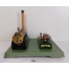 Image 3 : 1956 FLEISCHMANN TIN STEAM ENGINE MODEL W/ BOX