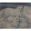 Image 2 : "NORTHERN WANDERERS" BY CHRISTINE MARSHALL (PRS CDN ARTIST) - FRAMED PRINT