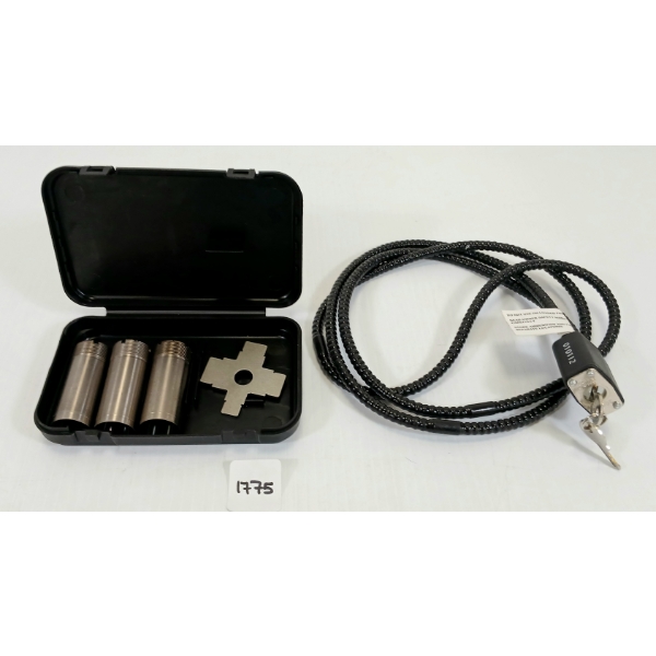 LOT OF 2 - STEVENS 555 SAVAGE CHOKE TUBES & GUN LOCK 