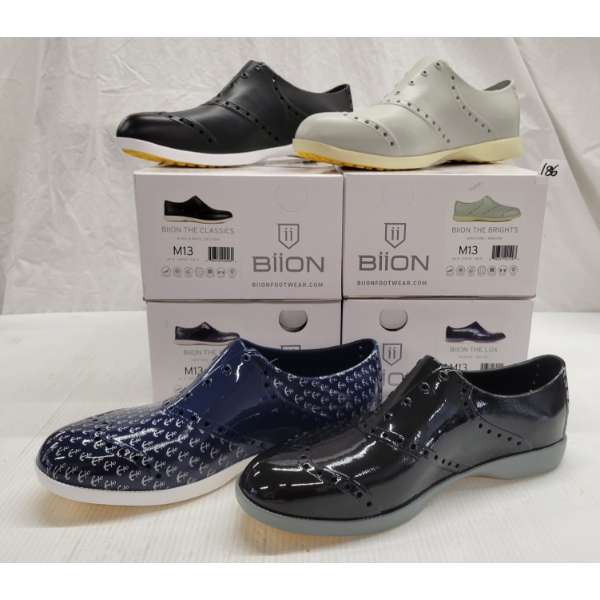 LOT OF 4 - BIION SHOES - FT THE LUX, THE BRIGHTS & THE CLASSICS STYLES