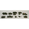 Image 4 : LOT OF 10 - DINKY TOYS DIECAST MILITARY MODELS - TANK, TRAILERS, AMBULANCE, ETC