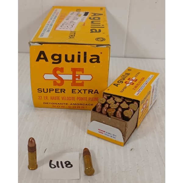 AMMO: APPROX 500X AGUILA SUPER EXTRA .22 LR 