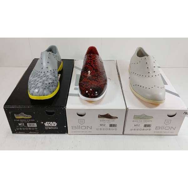 LOT OF 3 - BIION SHOES - FT THE LUX, THE BRIGHTS & STAR-WARS STYLES
