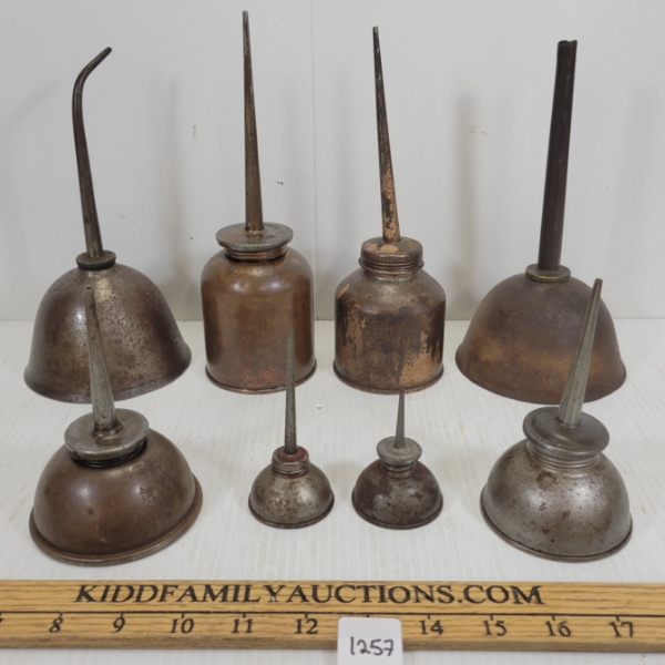 LOT OF 8 - VINTAGE OILERS 
