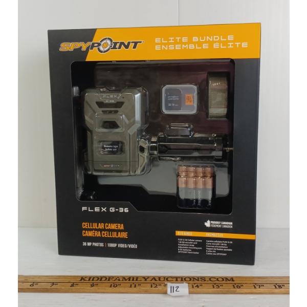 SPYPOINT FLEX G-36 CELLULAR CAMERA ELITE BUNDLE