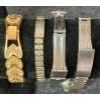Image 4 : LOT OF 6 - TWO TONED WATCHES - INCL HUDSON, PHILIP WELLS, TIMEX, ETC