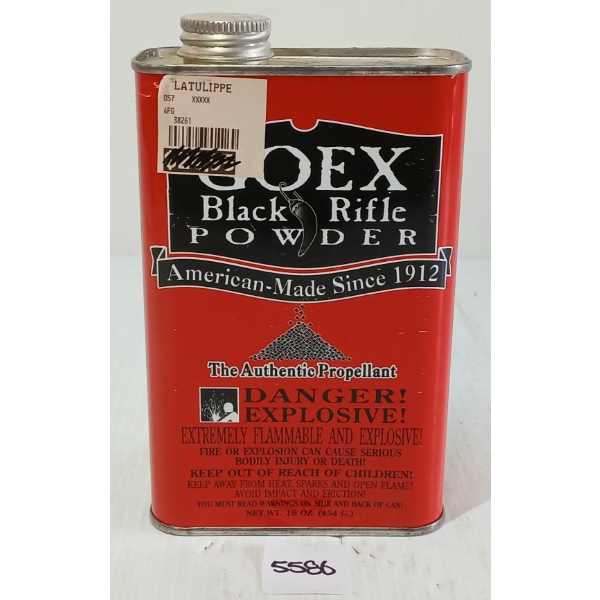 POWDER: GOEX BLACK RIFLE POWDER FFFFG - 1LBS - SEALED
