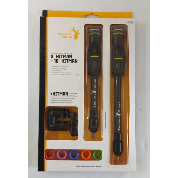 TROPHY RIDGE 8 & 10IN HITMAN STABILIZER SET - NIB