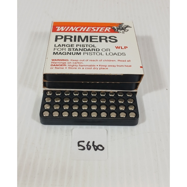 PRIMERS: 300X WINCHESTER NO. WLP LARGE PISTOL PRIMERS