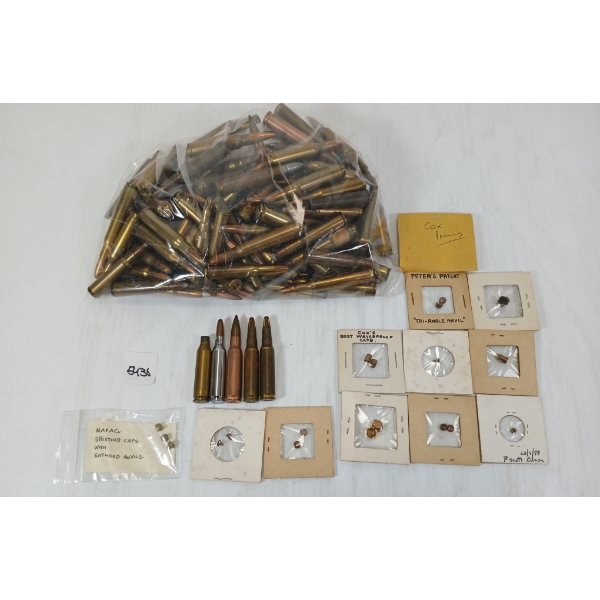 AMMO / PRIMERS: QTY OF MIXED RNDS - INCL .330 SAV, .30-30 WIN, .243 WIN , ETC  - 5.5LBS