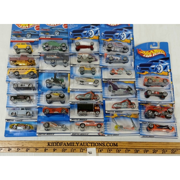 LOT OF 30 - HOTWHEELS - CHEVY S-10, X-RAYCERS HORSEPLAY, MEGA THRUST, ETC