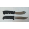 Image 3 : LOT OF 3 - FIXED BLADE KNIVES W/ SHEATHS & SHARPENING TOOL