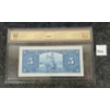Image 2 : 1937 CDN $5 BANKNOTE - BCS GRADED