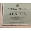 Image 3 : 1947 "PHYSICAL POLITICAL MAP OF AFRICA" BY W. & A.K. JOHNSTON LTD