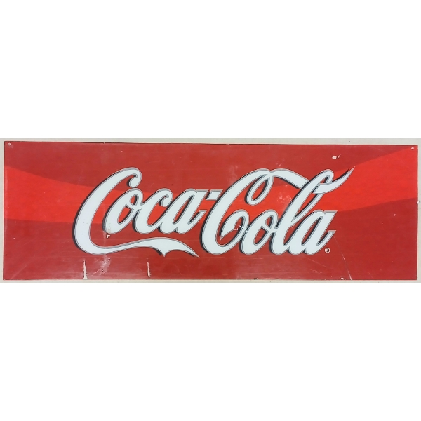 COCA-COLA - SINGLE SIDED PLASTIC SIGN